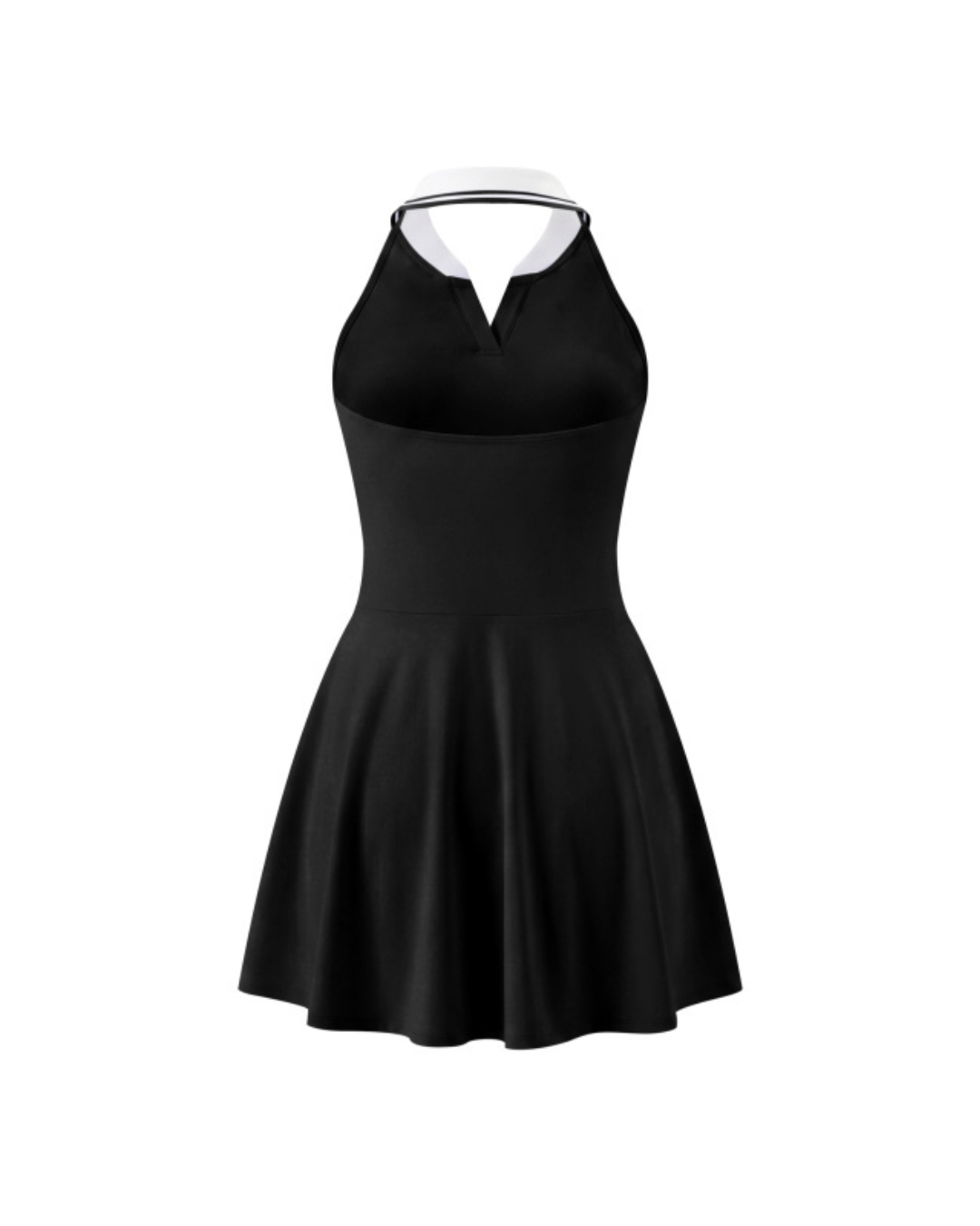 Collared Halter A-Line Tennis Dress